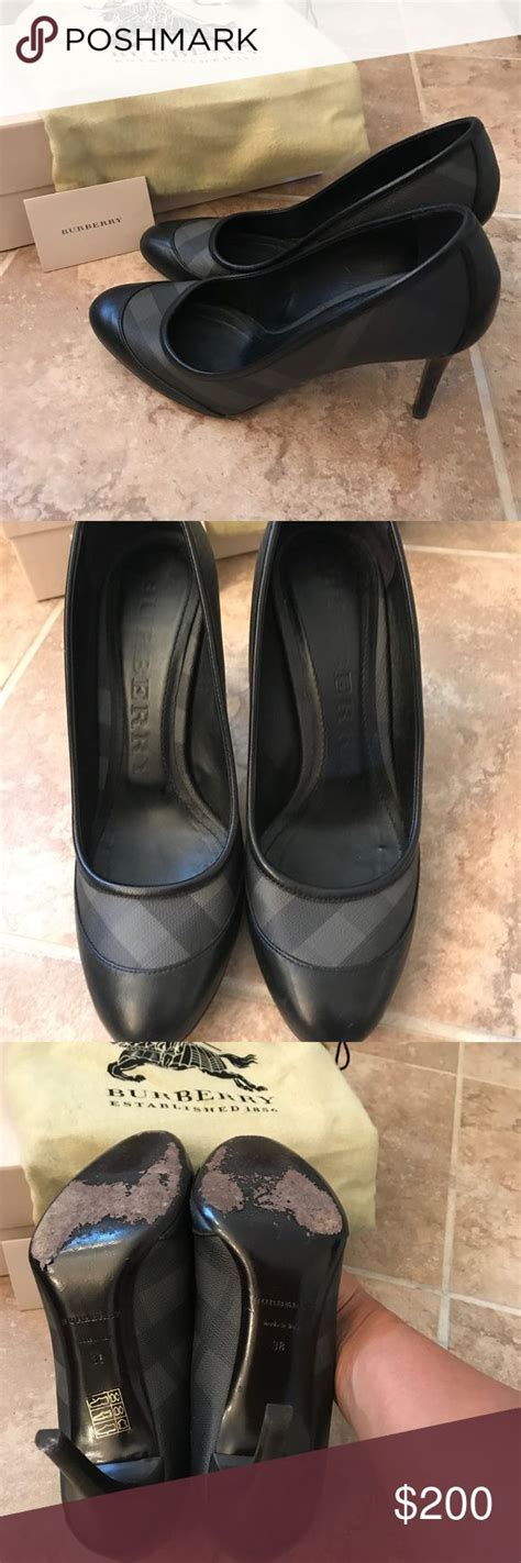 burberry pumps size 11|Burberry shoes with strap.